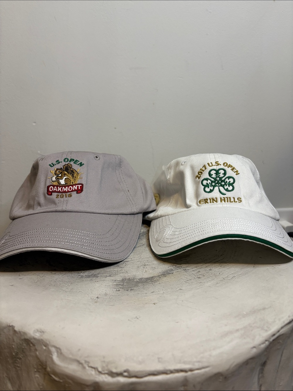 2 Pack Bundle PGA U.S Open Collectors Hats Golf Golfing Golfer Gift Idea For Him
